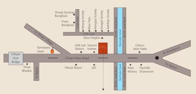 B And B Developers Eshranti Sira Location Plan 1