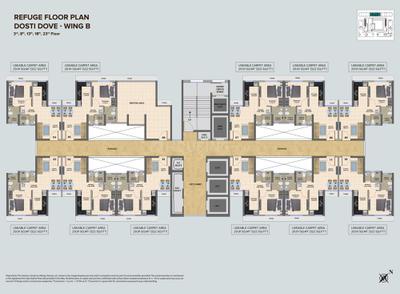 Project Image of 0.0 - 322.0 Sq.ft 1 BHK Apartment for buy in Dosti Nest