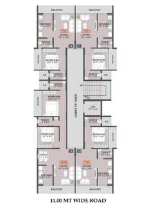 Project Image of 271.9 - 540.24 Sq.ft 1 BHK Apartment for buy in Erdamor Hillcrest