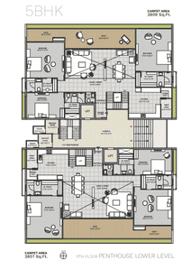 Project Image of 1911.0 - 6203.0 Sq.ft 3 BHK Apartment for buy in Avadh Ercole