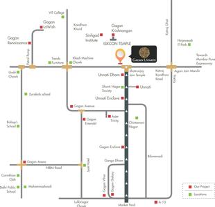 Project Image of 0.0 - 759.0 Sq.ft 2 BHK Apartment for buy in Gagan Unnatii Phase 2