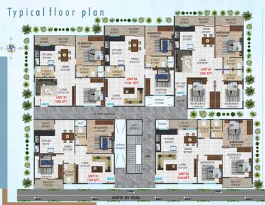 Project Image of 1060.0 - 1360.0 Sq.ft 2 BHK Apartment for buy in Vara Shivagiri Paradise