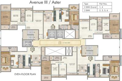 Project Image of 718.0 - 2400.0 Sq.ft 2 BHK Apartment for buy in Tycoons Central Park