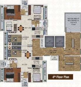Project Image of 519.0 - 978.0 Sq.ft 2 BHK Apartment for buy in Star Siddhi Gloria