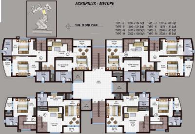 Project Image of 483.0 - 4762.0 Sq.ft 1 BHK Apartment for buy in Landmark Acropolis