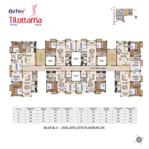 Project Image of 525.0 - 1064.0 Sq.ft 1 BHK Apartment for buy in Aztek Tilottama