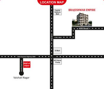 Project Image of 1516.0 - 2044.0 Sq.ft 3 BHK Apartment for buy in Brajeshwar Empire