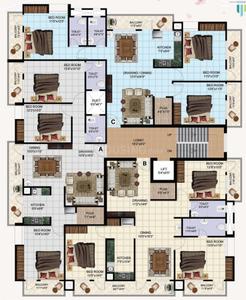 Project Image of 1047.01 - 1108.79 Sq.ft 3 BHK Apartment for buy in Prakash Kriti Sai Residency