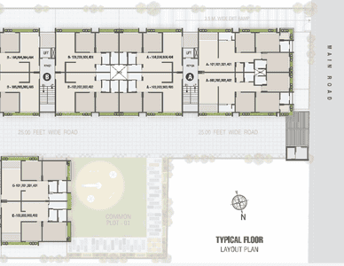 Project Image of 1170 Sq.ft 2 BHK Apartment / Flat for sale in Ghatlodiya for Rs. 7500000