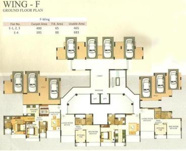 Project Image of 650.0 - 927.0 Sq.ft 1 BHK Apartment for buy in Morya Realtors Mandar Avenue F II