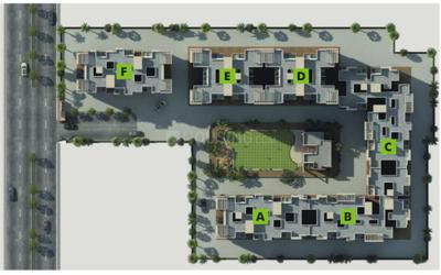 Project Image of 320.66 - 458.87 Sq.ft 1 BHK Apartment for buy in Kirti Destination Ankur E Building