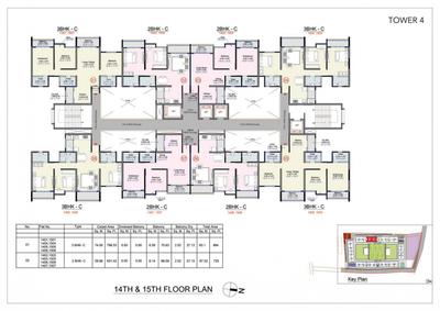 Project Image of 631.42 - 1087.0 Sq.ft 2 BHK Apartment for buy in Kohinoor Central Park Phase 1