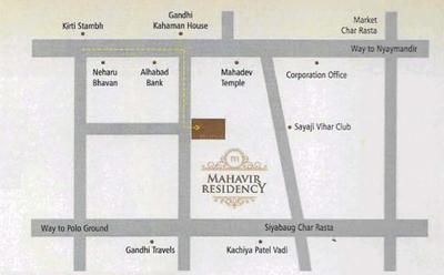 Shree Hari Mahavir Residency Images for locationPlan 1