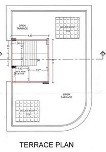 Reza Afreen Park Tower A Cluster Plan for terrace Floor 2