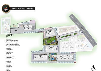 Project Image of 695.0 - 1375.0 Sq.ft 2 BHK Apartment for buy in Prism City Blue