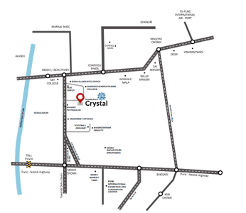 Project Image of 490.0 - 688.0 Sq.ft 1 BHK Apartment for buy in Shankeshwar Crystal