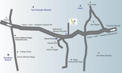 Project Image of 1552 Sq.ft 3 BHK Apartment / Flat for sale in Pisoli for Rs. 7500000