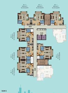 Project Image of 651.0 - 1083.0 Sq.ft 1 BHK Apartment for buy in Migsun Roof
