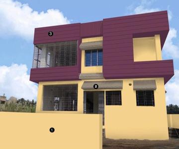 Project Image of 1080.0 - 2160.0 Sq.ft 2 BHK Villa for buy in South Point Green View Housing Project
