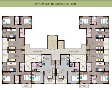 Project Image of 407.0 - 603.0 Sq.ft 1 BHK Apartment for buy in Vastu Rajyog