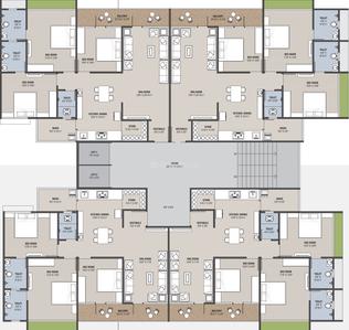 Project Image of 690.18 - 972.3 Sq.ft 2 BHK Apartment for buy in Pransi Samruddh Nest