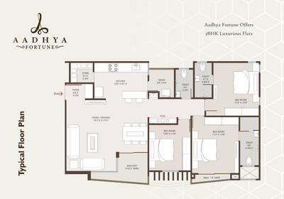 Project Image of 556.28 - 687.92 Sq.ft 2 BHK Apartment for buy in Aadhya Fortune