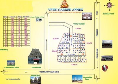 Project Image of 800.0 - 2400.0 Sq.ft Residential Plot Plot for buy in SPE Vetri Garden