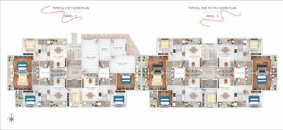 Project Image of 1250.0 - 2000.0 Sq.ft 2 BHK Apartment for buy in MEHER GANGA
