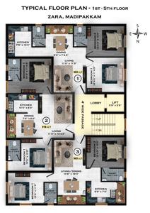 Project Image of 916.0 - 963.0 Sq.ft 2 BHK Apartment for buy in Traventure Samiha