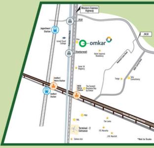 Project Image of 362.0 - 1006.0 Sq.ft 1 BHK Apartment for buy in Omkar Sereno A Omkar International District