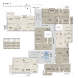 Project Image of 1012.0 - 1438.0 Sq.ft 2 BHK Apartment for buy in Dazzle Innara Vista