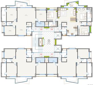 Project Image of 1107.18 - 1512.01 Sq.ft 3 BHK Apartment for buy in Tripada The View