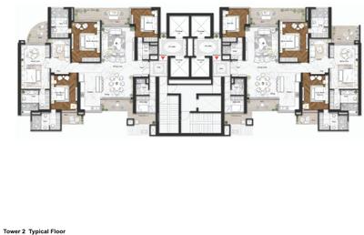 Project Image of 3006.0 - 4488.0 Sq.ft 4 BHK Apartment for buy in Elan The Statement
