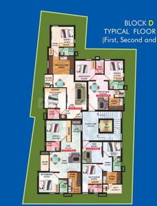 Project Image of 609.0 - 1009.0 Sq.ft 2 BHK Apartment for buy in JC S Swathy Viswas Paradise