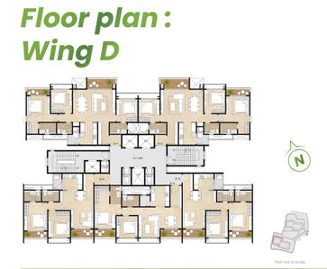 Project Image of 777.26 - 1289.0 Sq.ft 2 BHK Apartment for buy in Mahindra Eden Phase 2