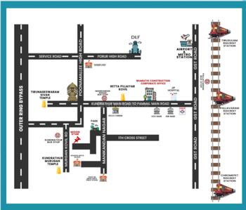 Bharathi Sai Moon Star Location Plan 1