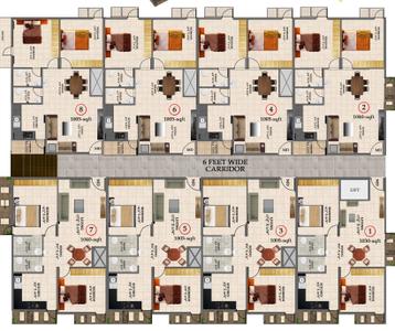Project Image of 1005.0 - 1825.0 Sq.ft 2 BHK Apartment for buy in Indus Sangam Galaxy