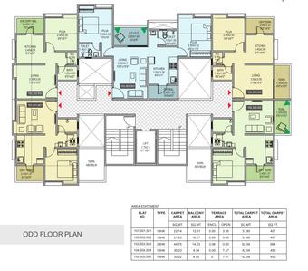 Project Image of 0.0 - 668.0 Sq.ft 2 BHK Apartment for buy in One Shriaunsh Phase II