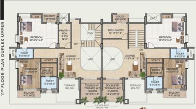 Project Image of 1979.0 - 4045.0 Sq.ft 3 BHK Apartment for buy in Serenity Height