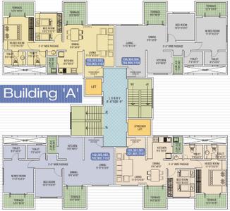 Project Image of 1088.0 - 1526.0 Sq.ft 2 BHK Apartment for buy in GoldFinger Tamara