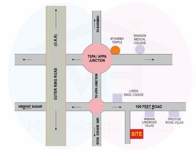 Jeevan Shiridi Sai Brundavanam Location Plan 1