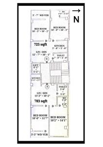 S Chatterjee Roma Villa Roma Villa Cluster Plan from 1st to 4th Floor 1