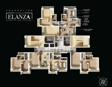 Project Image of 320.01 - 363.93 Sq.ft 1 BHK Apartment for buy in Unique Elanza