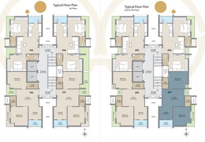 Project Image of 0.0 - 408.17 Sq.ft 2 BHK Apartment for buy in Kalpesh Planet I