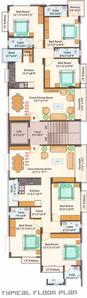 Project Image of 953.14 - 1037.86 Sq.ft 3 BHK Apartment for buy in Marina 10 Residency