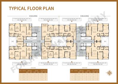 Project Image of 785.0 - 1050.0 Sq.ft 2 BHK Apartment for buy in Gandharv Gokulam
