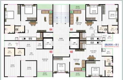 Project Image of 585.99 - 609.34 Sq.ft 2 BHK Apartment for buy in LG NB Sky
