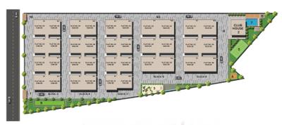 Project Image of 1206.0 - 1530.0 Sq.ft 2 BHK Apartment for buy in Radiant SR Middle Town