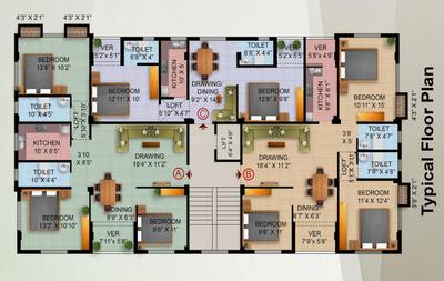 Rudrapriya Abasan Rudrapriya Abasan Cluster Plan 1