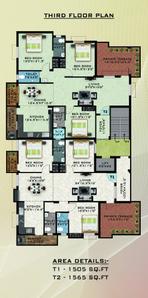 Project Image of 900.0 - 1565.0 Sq.ft 2 BHK Apartment for buy in Raghavi Ramana Flats